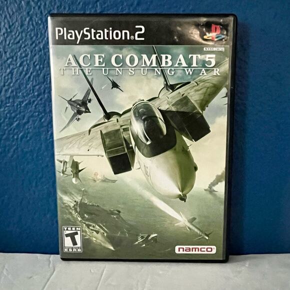Ace Combat 5: The Unsung War Sony Playstation 2 PS2 with Manual - Picture 1 of 5